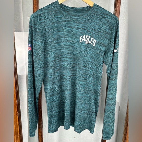 Nike Other - The Nike Tee Onfield Apparel Long Sleeves Philadelphia Eagles Small Mens Green